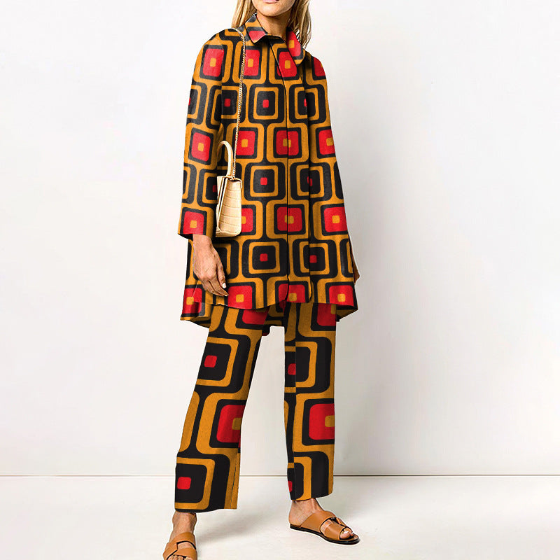 Spring And Autumn Long Sleeve Women's Shirt Outfit
