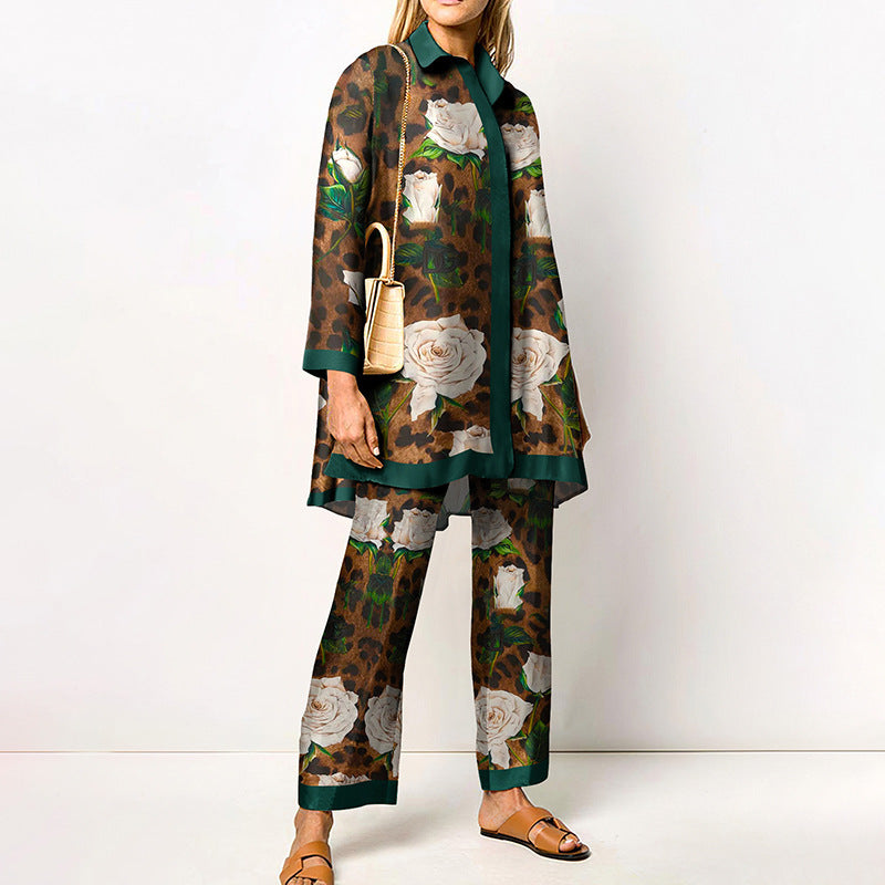 Spring And Autumn Long Sleeve Women's Shirt Outfit
